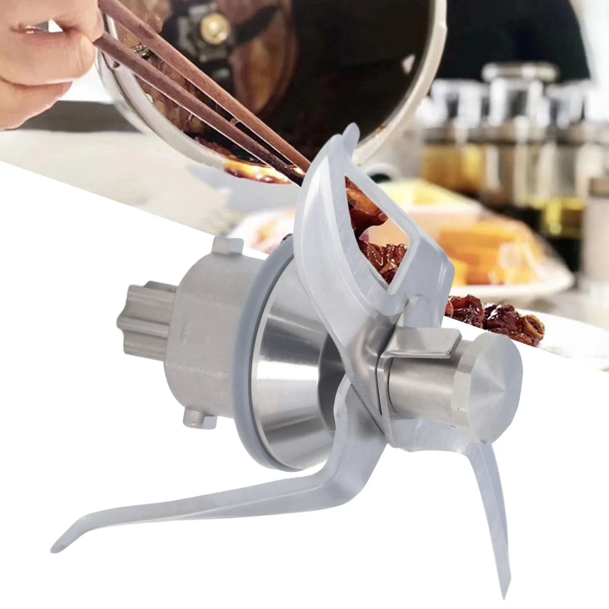 Couteau Thermomix TM21 Inox – Lame de Rechange à Lames Lisses avec Joint
