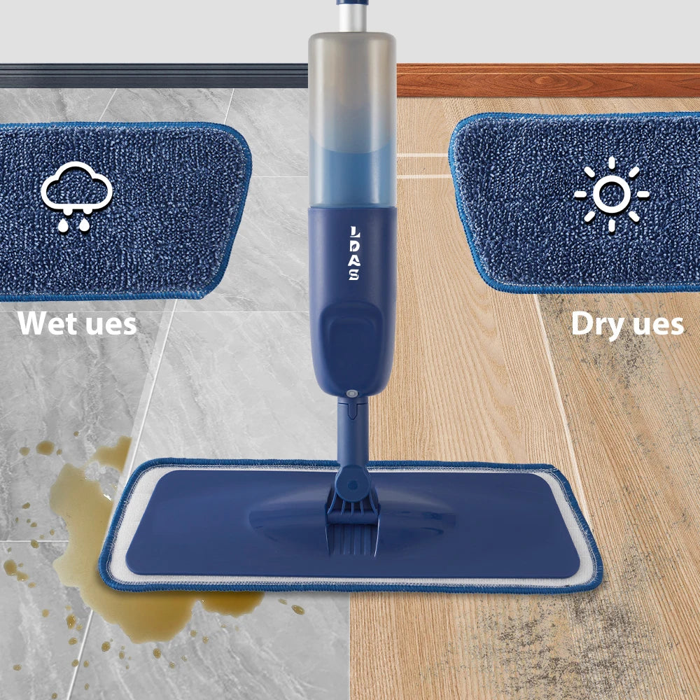 Balai Serpillère Vaporisateur pour la Cuisine (carrelage et bois)