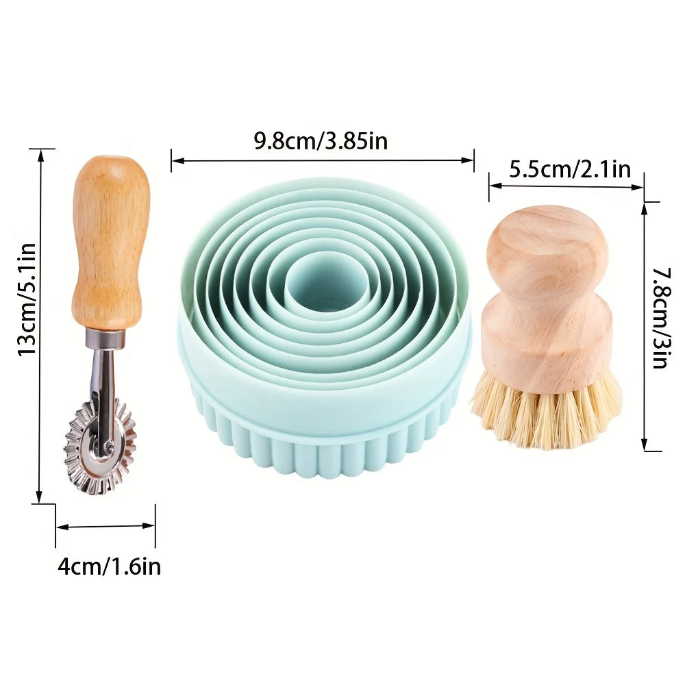 accessoire de pâtisserie en bois pour des recettes festives