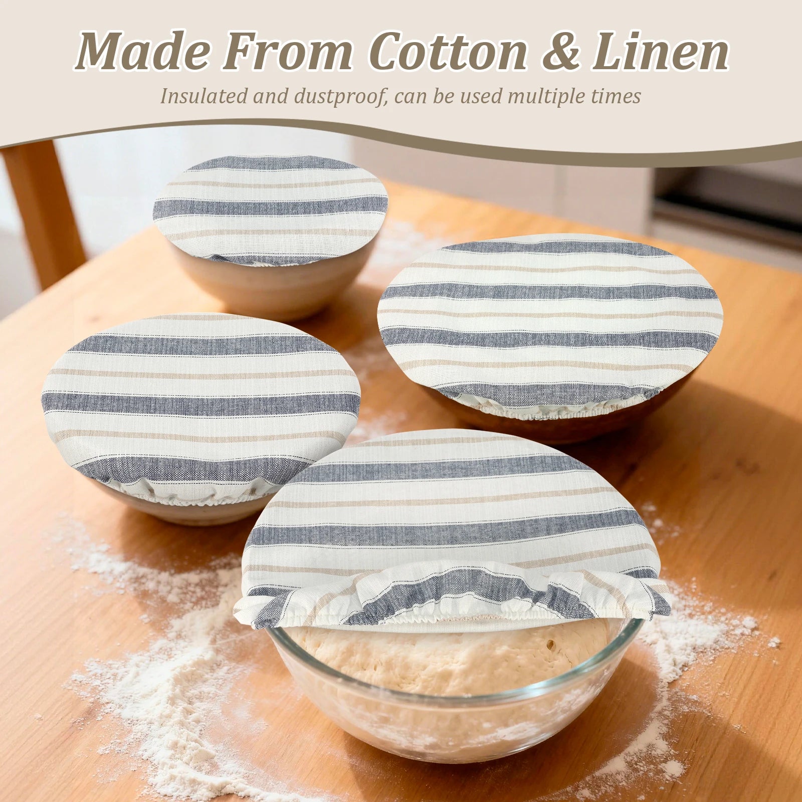 accessoires de cuisine en coton réutilisables
