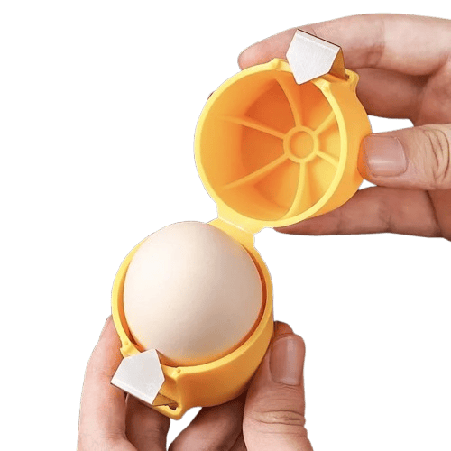 Ouvre-coquille d'œuf manuel à lames inox, lot de 3 coloris