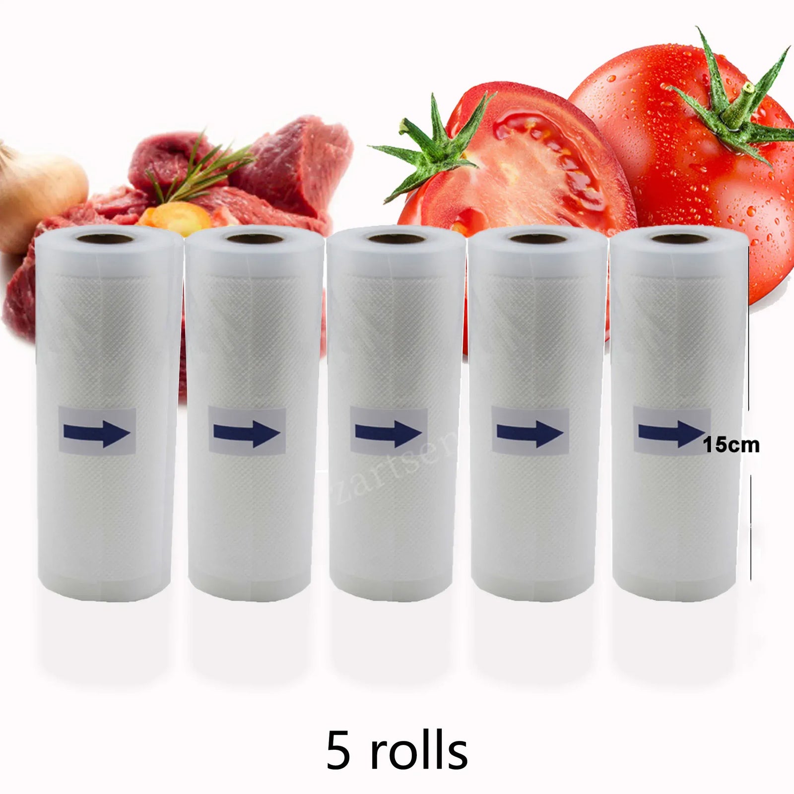 Sacs Sous Vide BPA Free - Lot de 5 Rouleaux 15x500cm