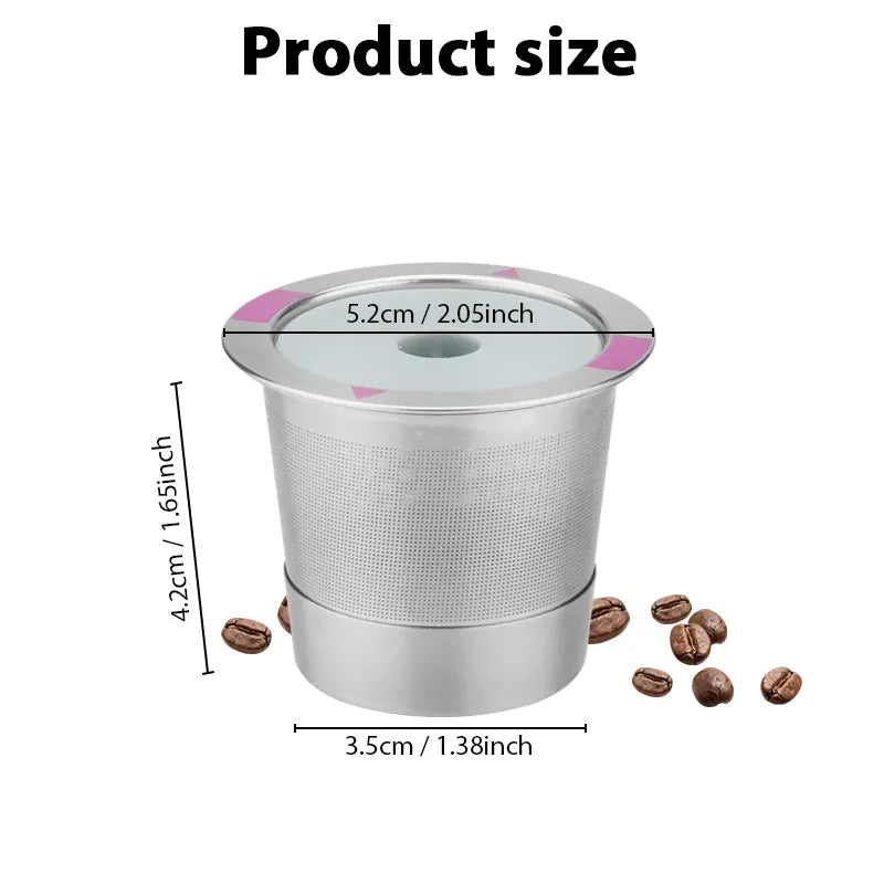 dosette réutilisable Keurig en acier inoxydable