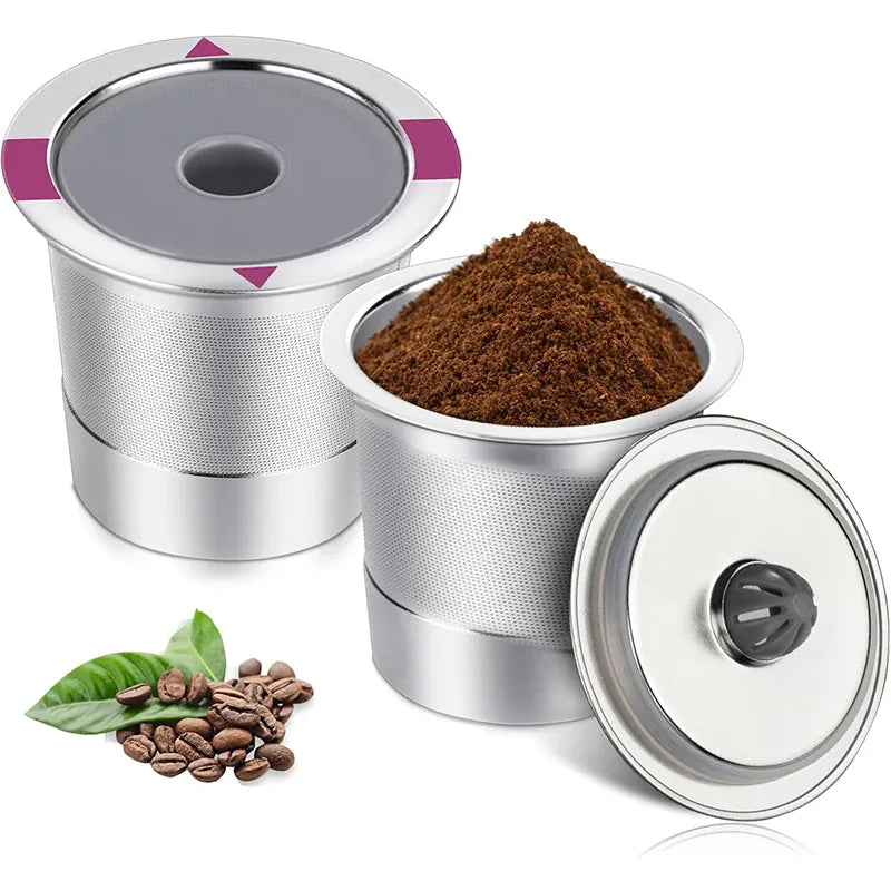 K-Cup Inox Réutilisable - Lot de 2 Compatible avec Keurig