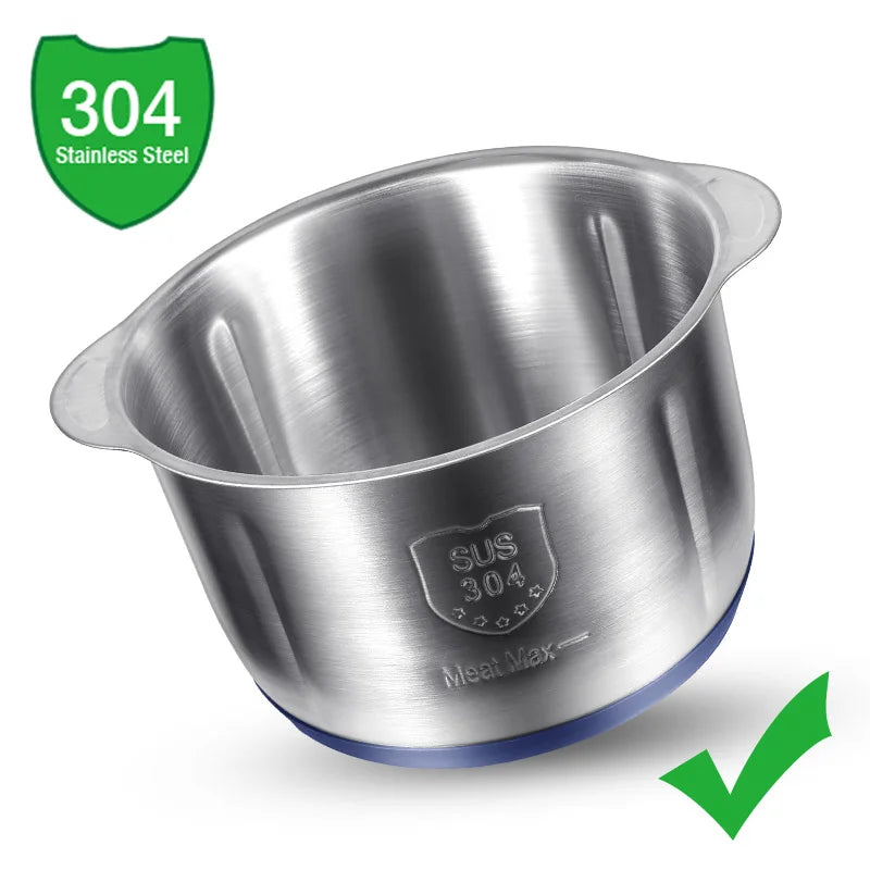 hachoir électrique en inox design