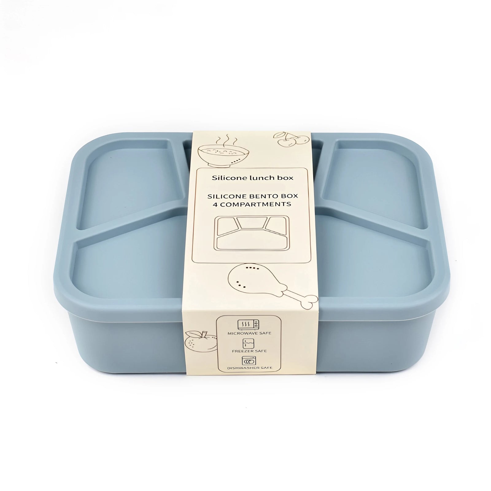 conteneur alimentaire en silicone pour portions contrôlées