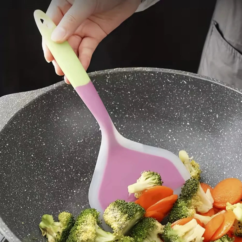 spatules de cuisson non adhésives en silicone