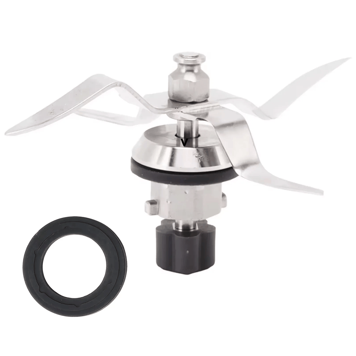Lame de Mixage Acier Inoxydable 4 Pales — Compatible Monsieur Cuisine Connect &amp; Smart (5T) Monsieur Cuisine