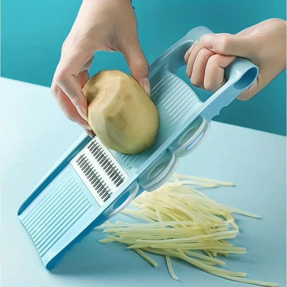 outil de cuisine pour couper légumes avec 5 lames