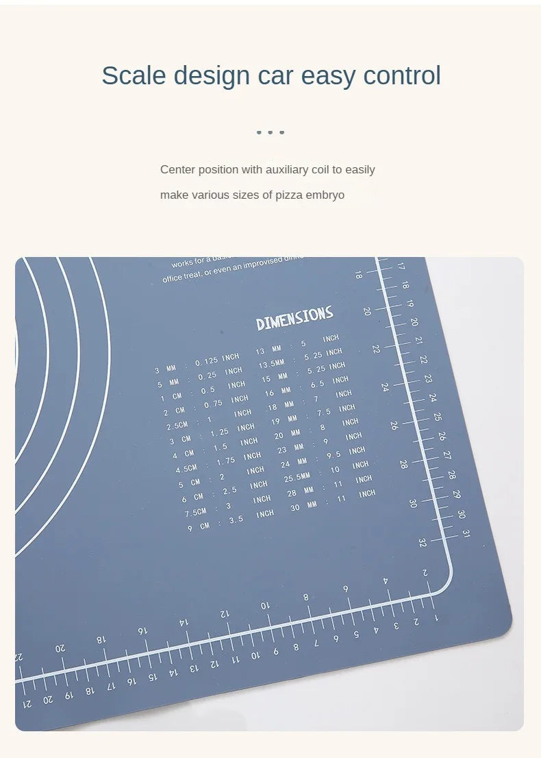 pâtisserie avec rouleur en silicone