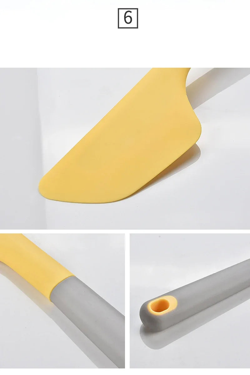 spatule pour décoller les aliments en silicone