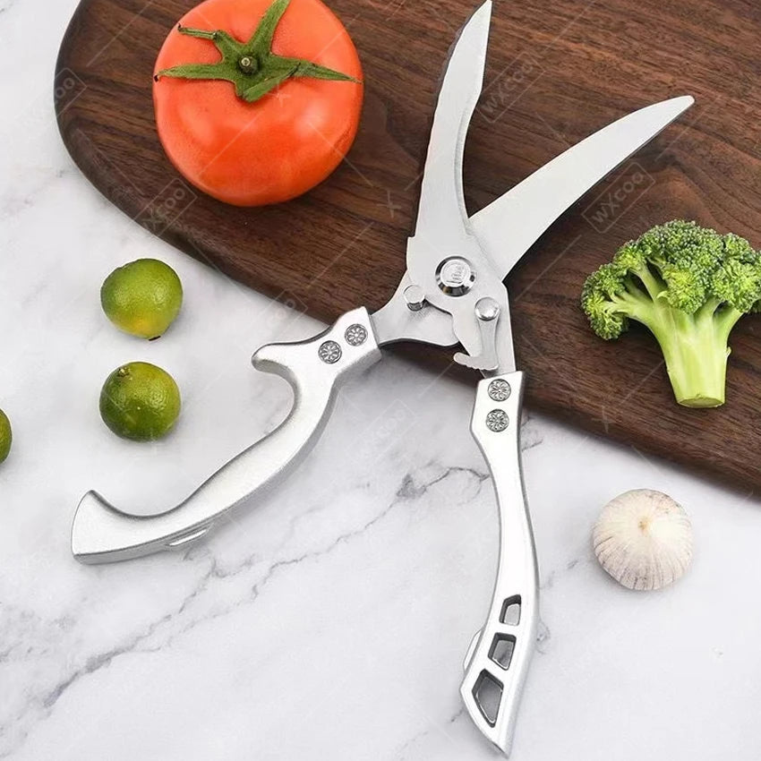 ciseaux de cuisine en inox pour découpe de viandes