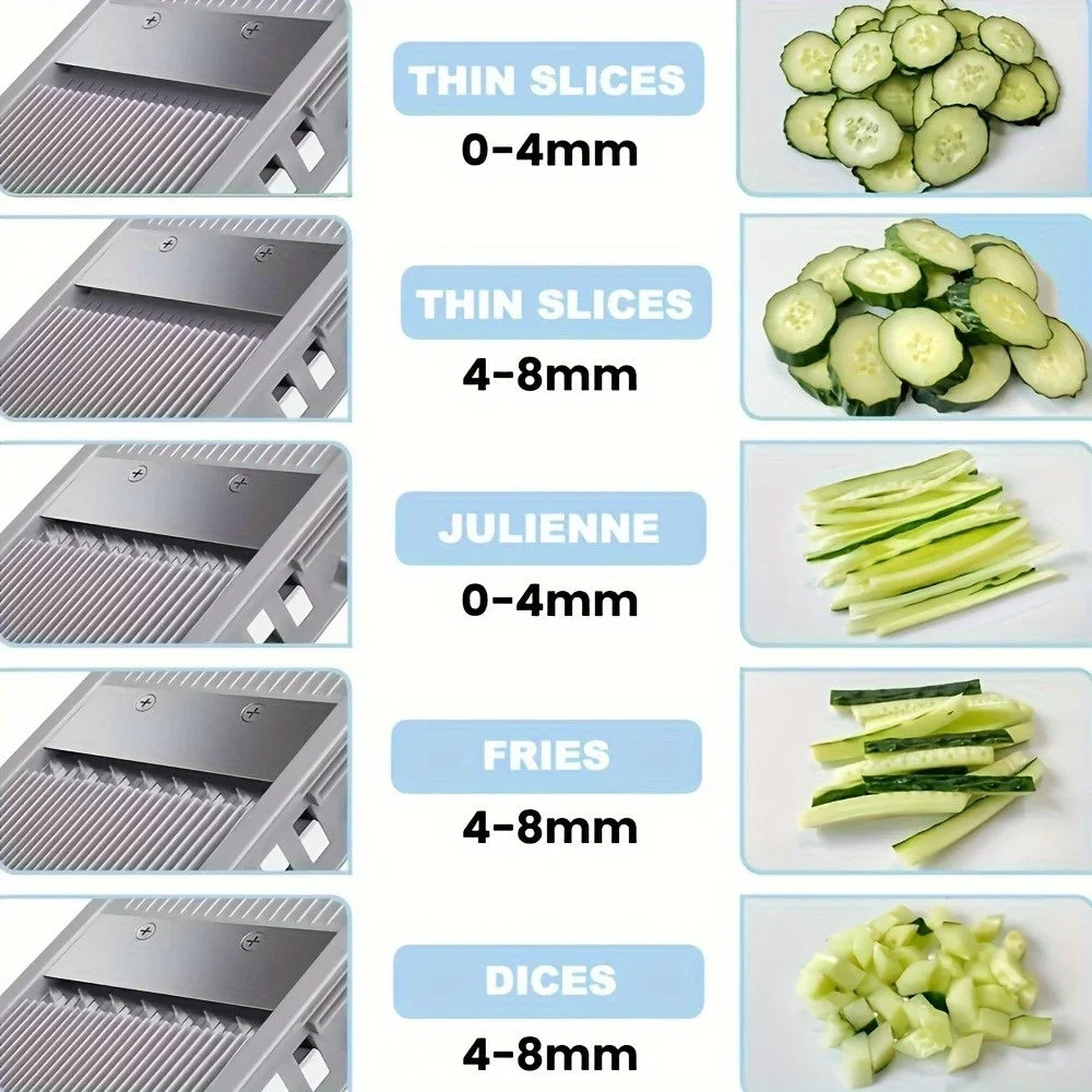 mandoline professionnelle avec rangement intégré