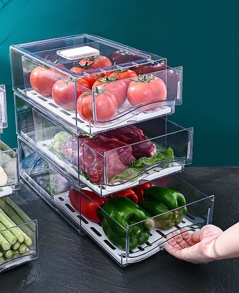 boîte de rangement pour viande en frigo