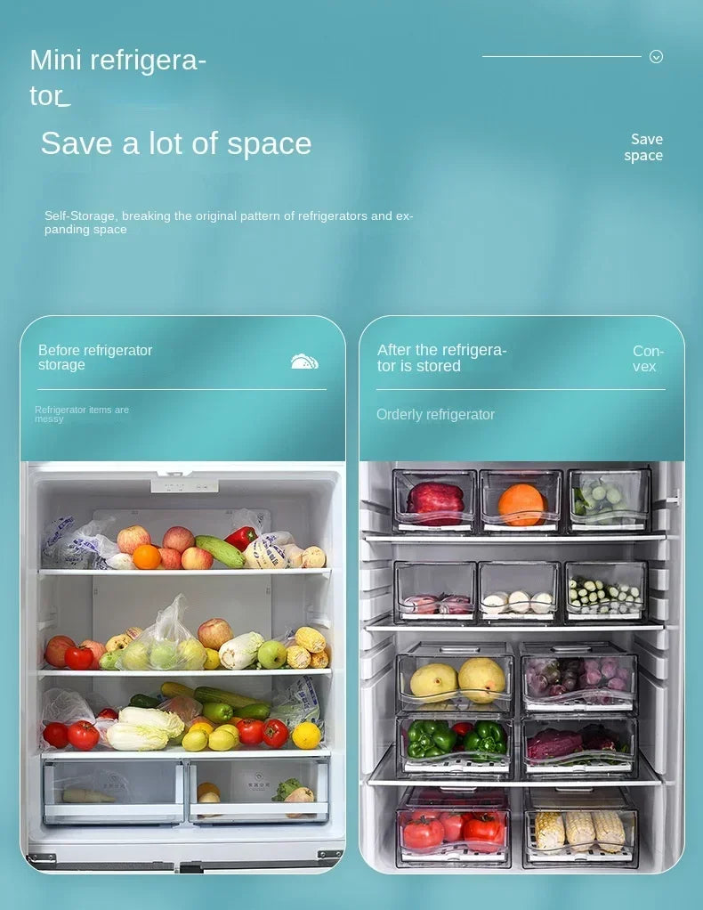 rangement alimentaire pour réfrigérateur