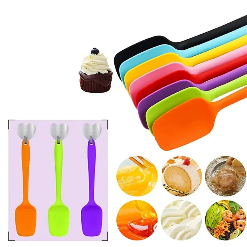 spatule silicone couleur vive pour la cuisine