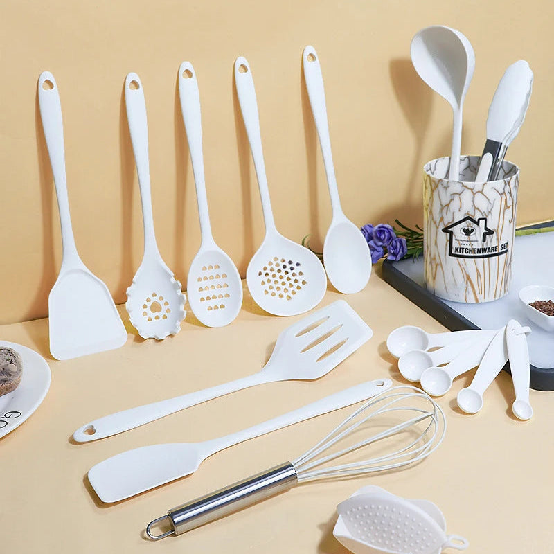 set de cuisson en silicone coloré
