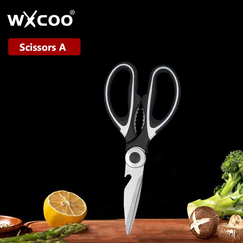 ciseaux de cuisine pour les viandes en acier inoxydable