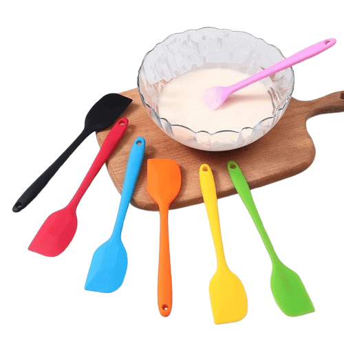 Spatule Silicone Multicolore Résistante à la Chaleur pour Pâtisserie spatule en silicone