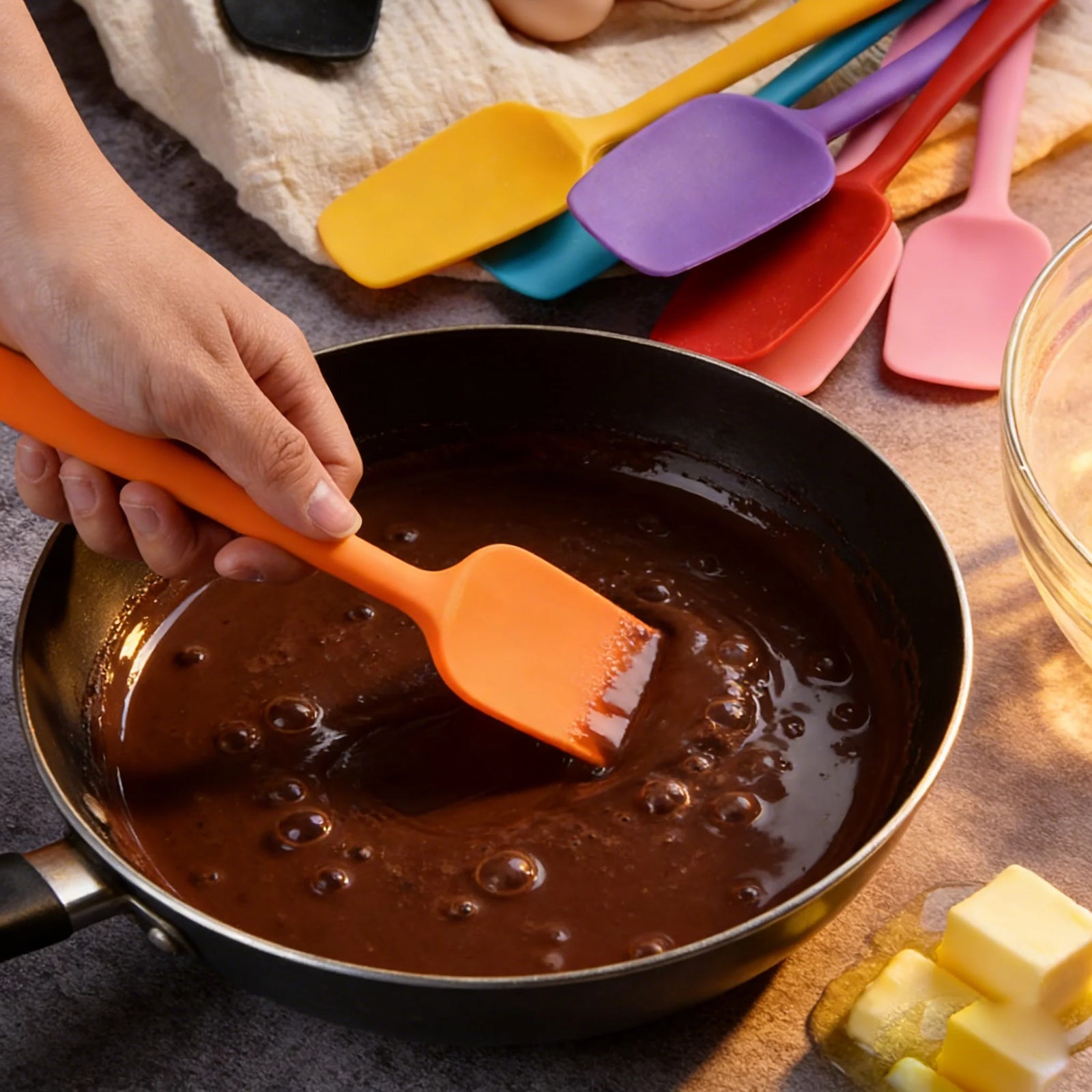 spatule silicone pour cuisson et pâtisserie