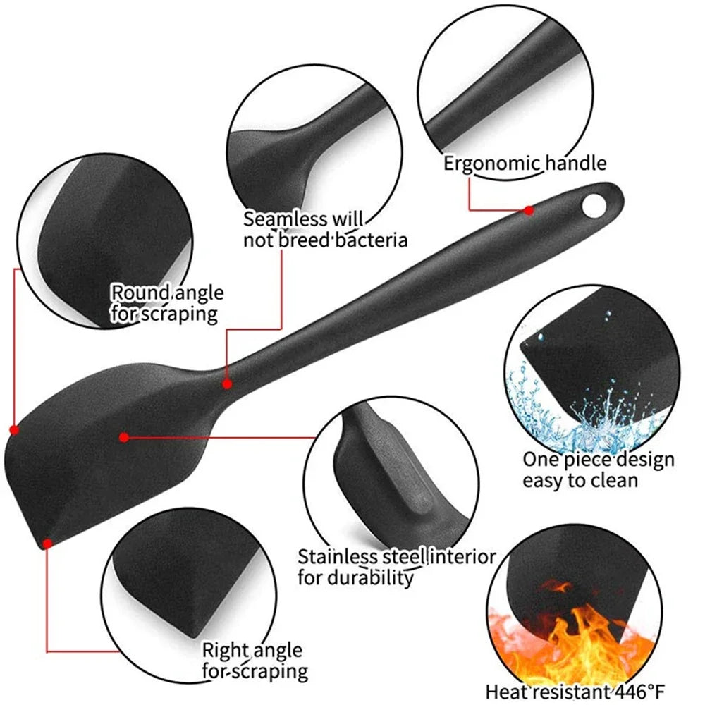 spatules en silicone résistantes à la chaleur