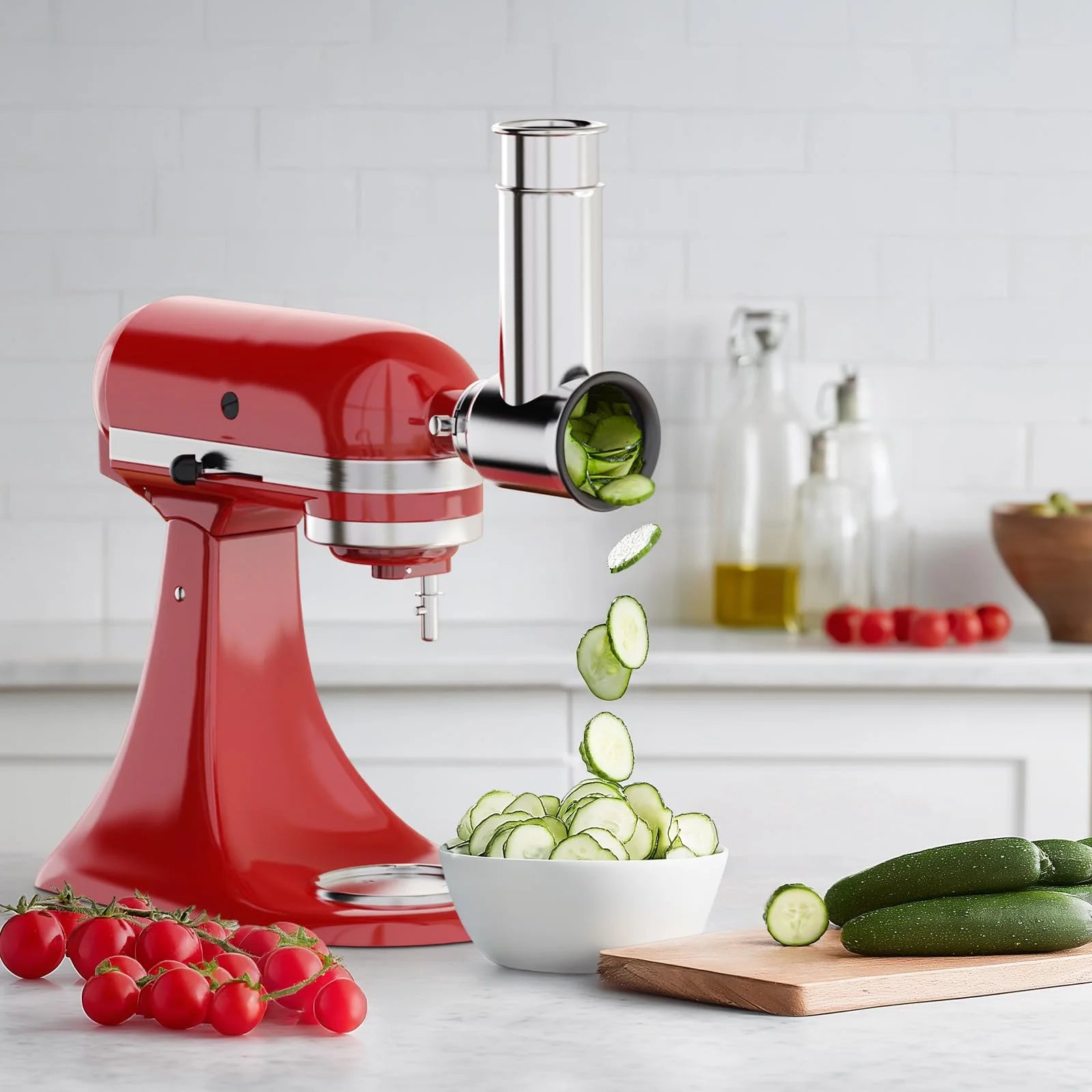 Accessoires KitchenAid Slicer 4 Lames en Acier Inoxydable