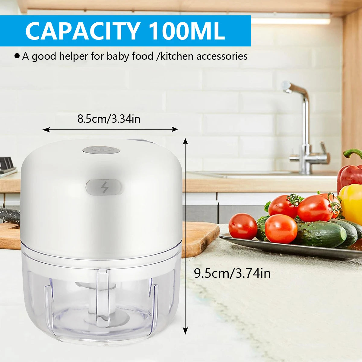 hachoir compact pour viande et légumes