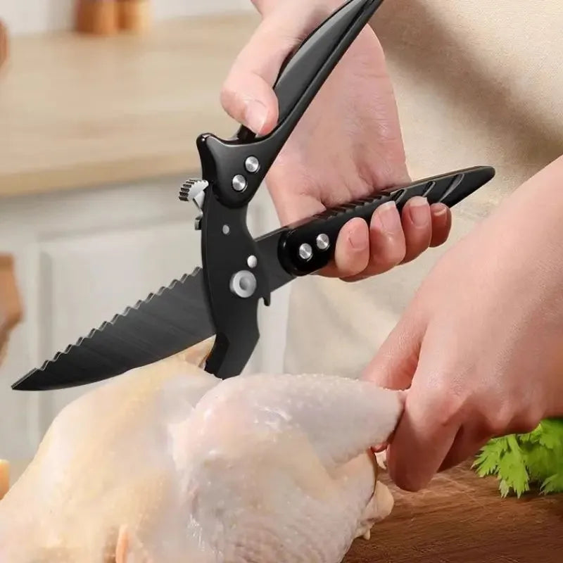 ciseaux de cuisine en acier inoxydable pour couper les os