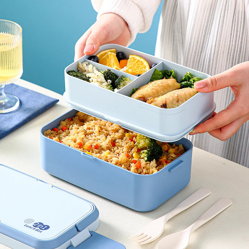 boîte à déjeuner en bambou pratique et esthétique