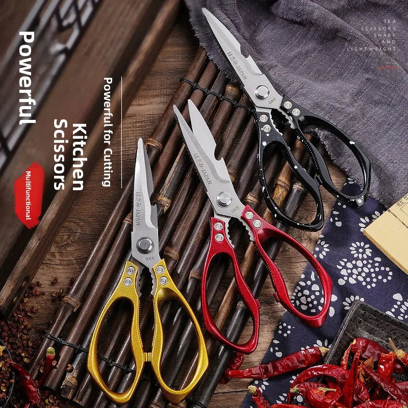 ciseaux de cuisine en inox multifonction