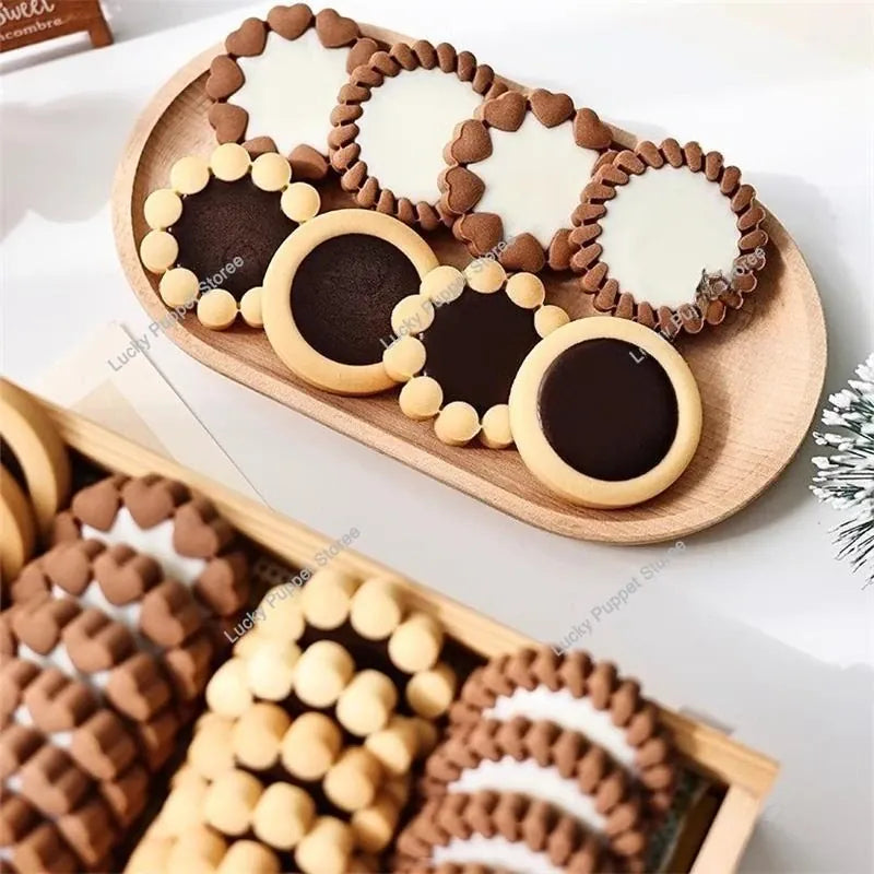 Emporte-pièces à biscuits en métal - Set de 3 modèles floraux emportepieces