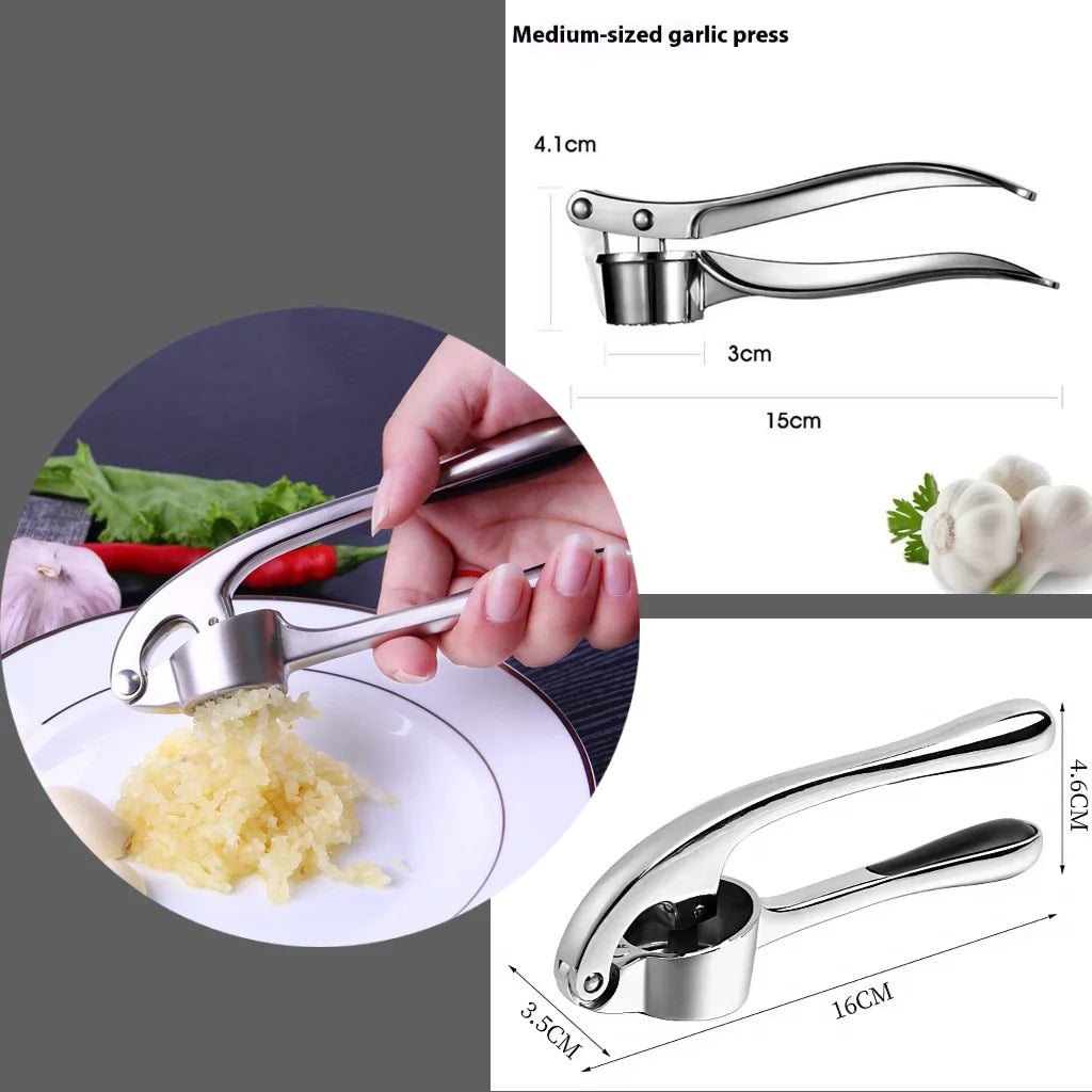 Presse-Ail Inox Manuel 1 Pièce pour Écraser Ail et Gingembre