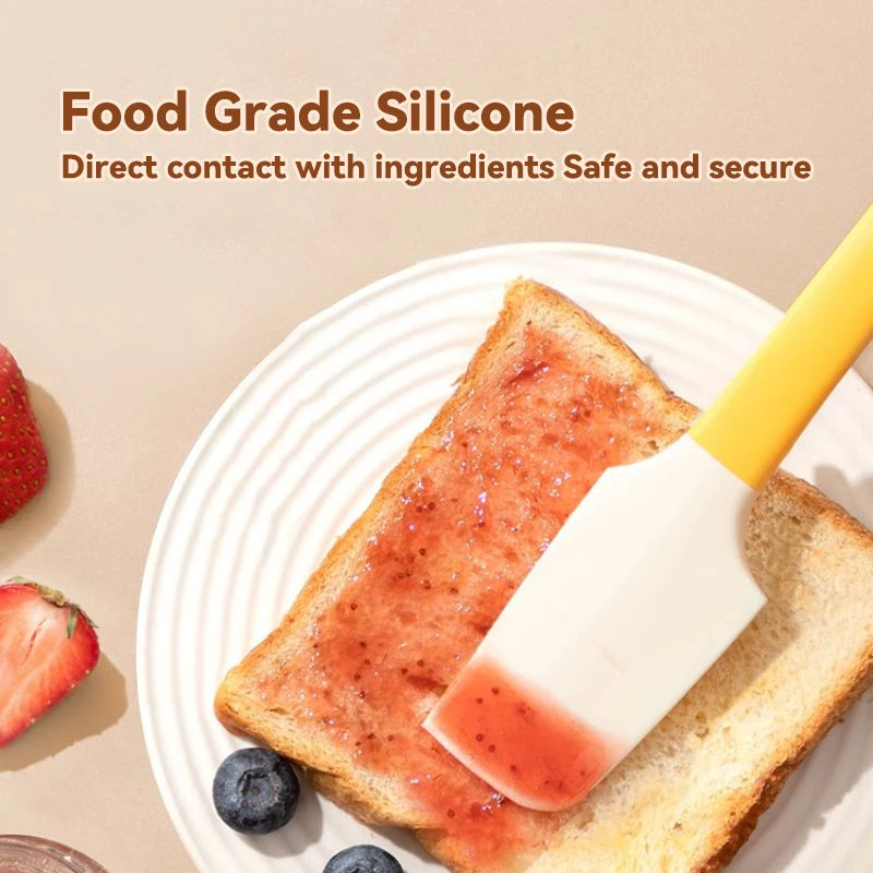 Spatule Silicone 2 pièces | Idéale pour Pâtisserie et Cuisiner