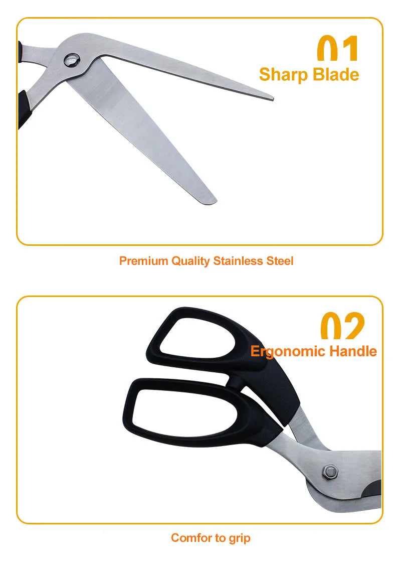 spatule pour pizza avec ciseaux utiles
