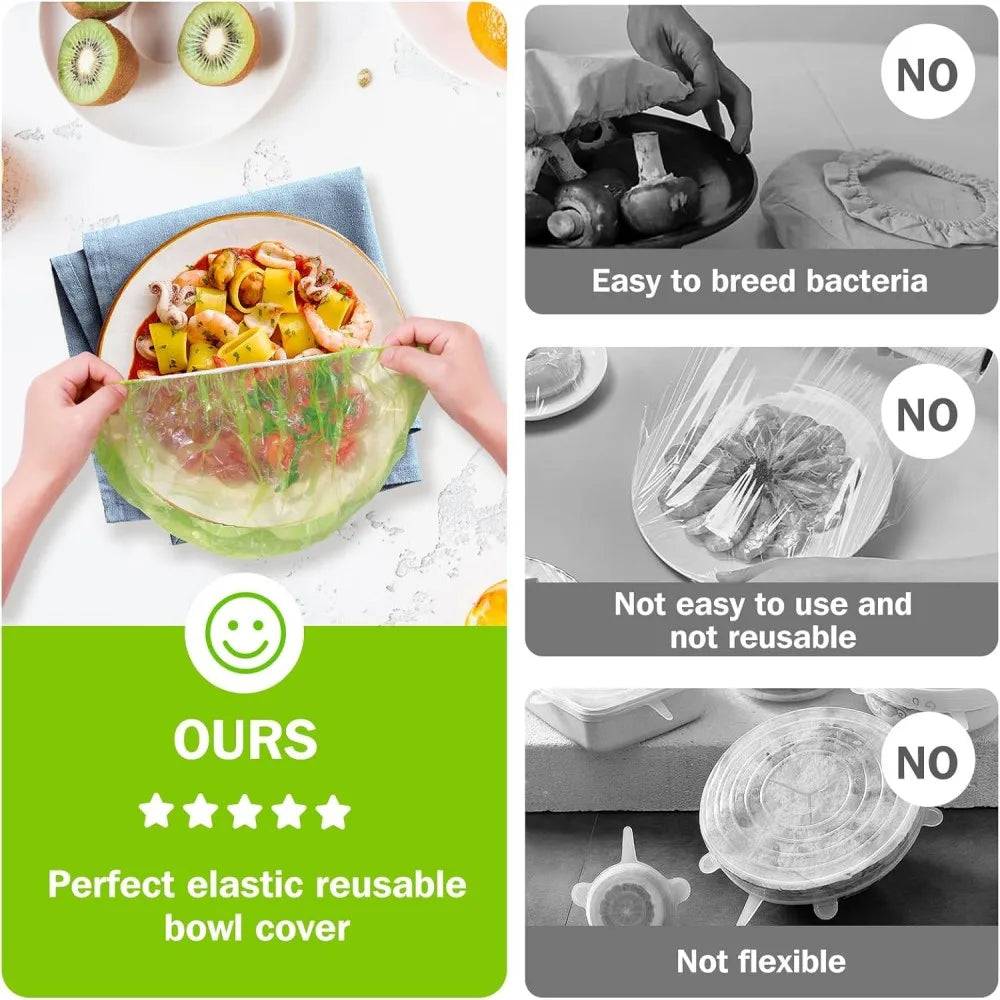 film étirable réutilisable pour aliments