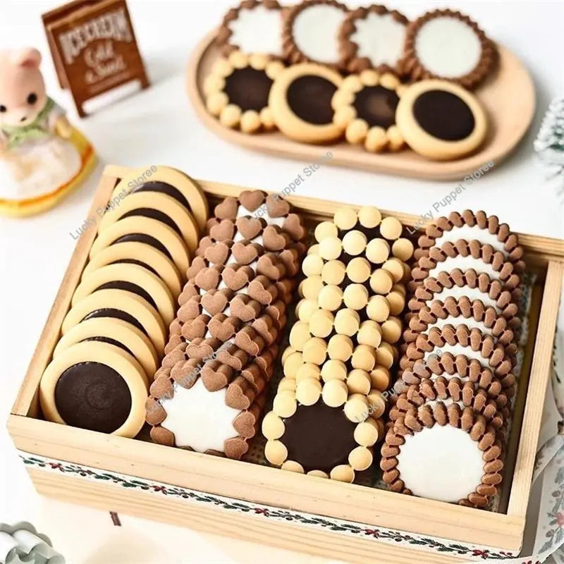 Emporte-pièce en silicone pour biscuits en forme de fleur - 3 pièces emportepieces