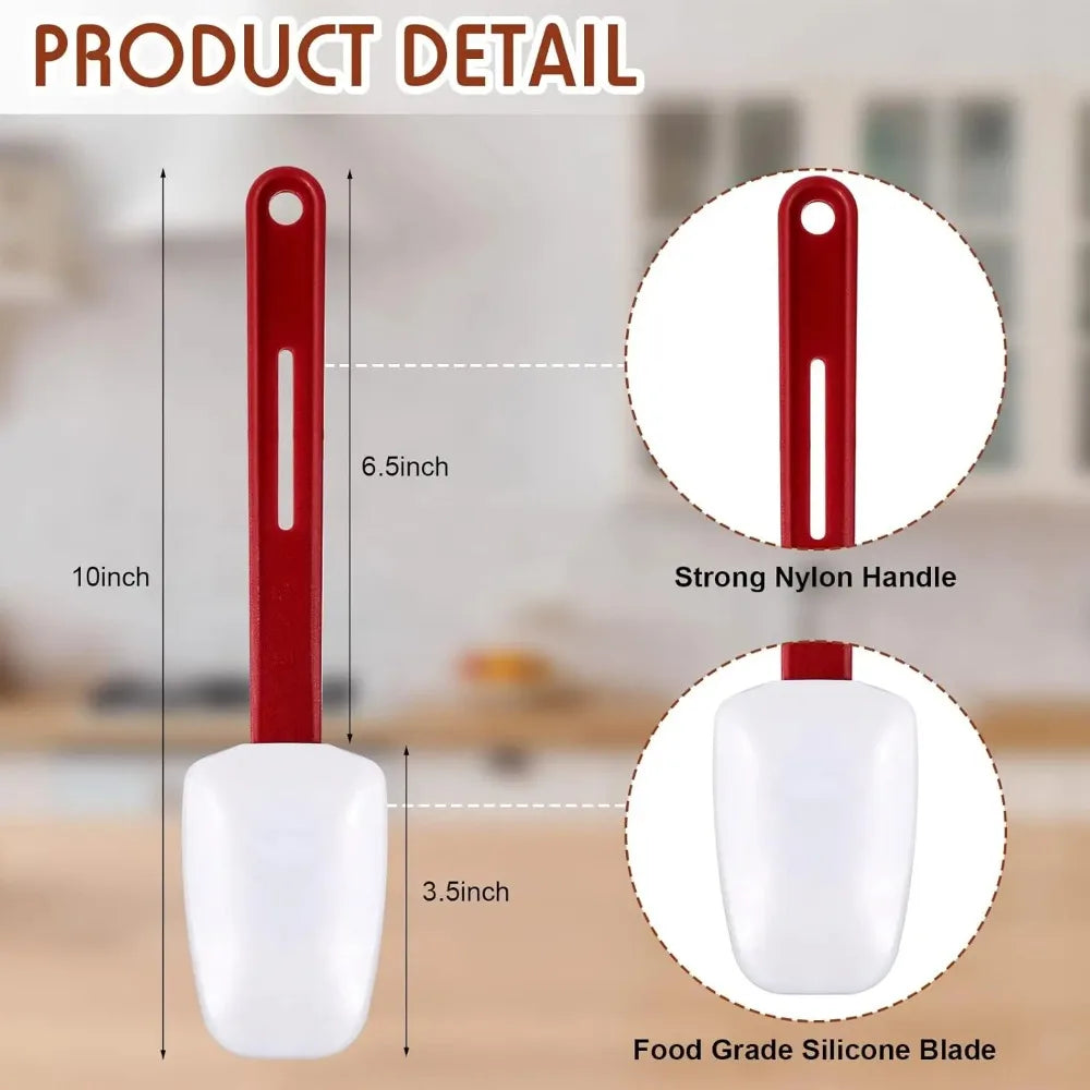 Set Spatules Silicone Résistantes à la Chaleur - 3 Pièces