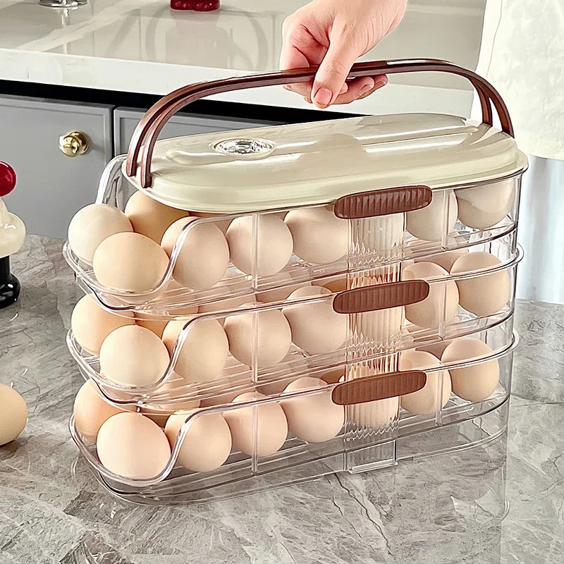 boîte à œufs empilable pour réfrigérateur