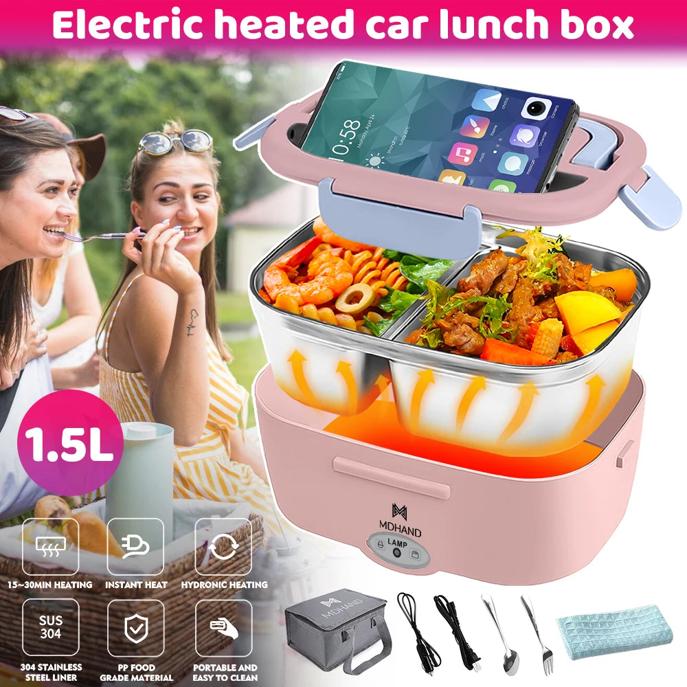déjeuner dans voiture avec lunch box étanche