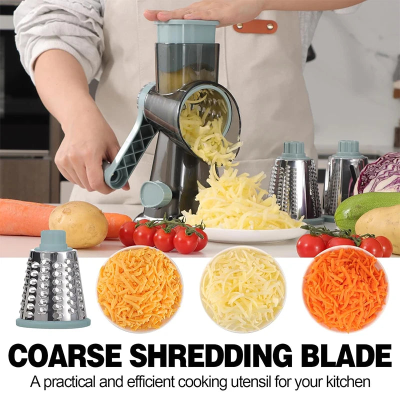 slicer rotatif pour légumes et fromages