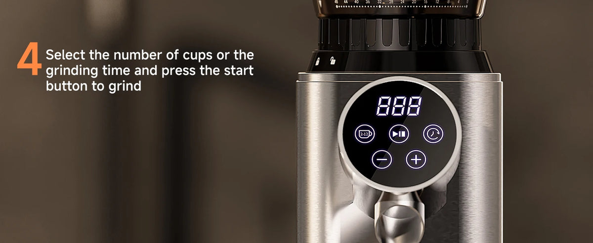 Étape 4 : choisir les tasses ou la durée et lancer