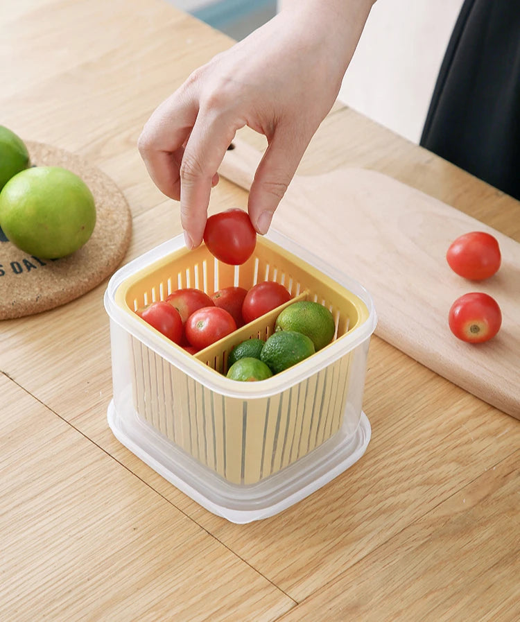 bac hermétique pour la conservation optimale de fruits et légumes