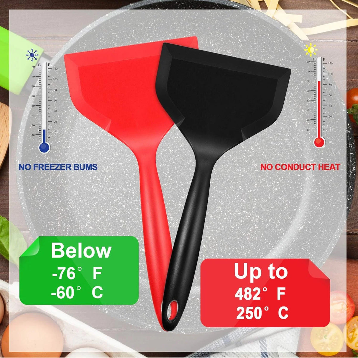 spatule en silicone souple et robuste