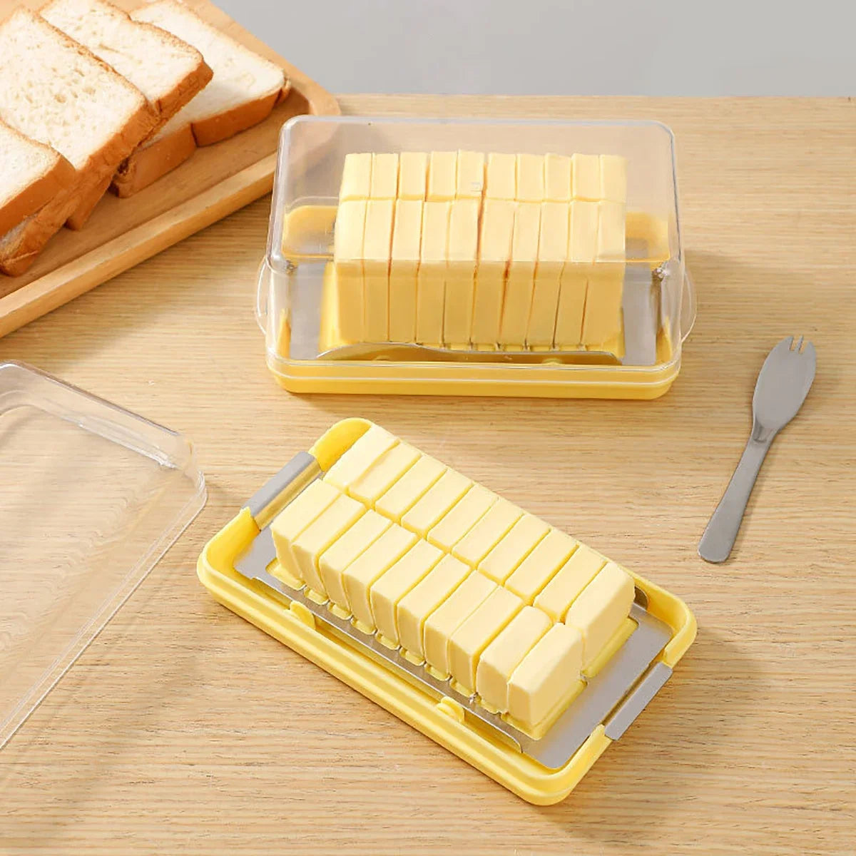 boîte hermétique pour fromage et beurre