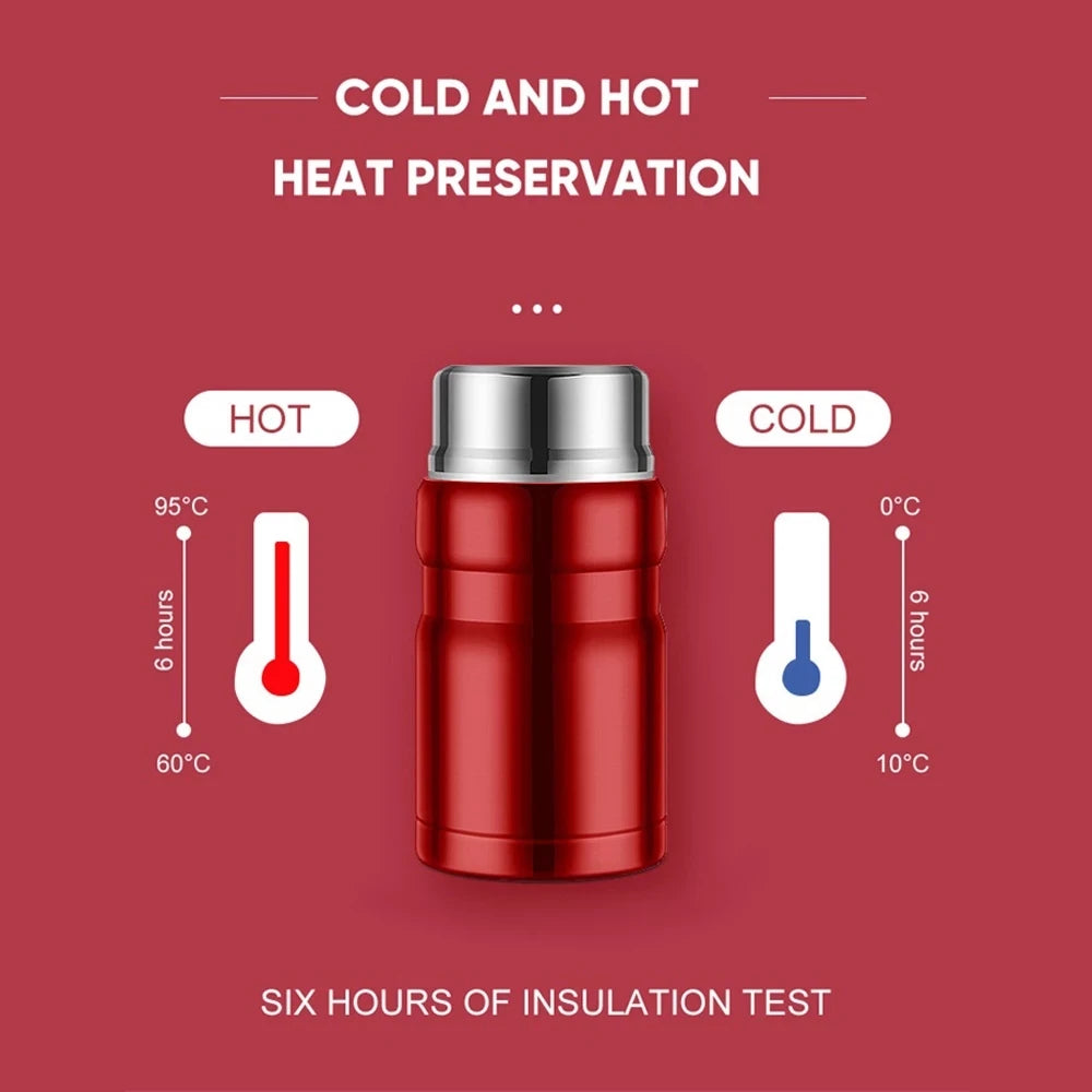 thermos alimentaire design en acier inox