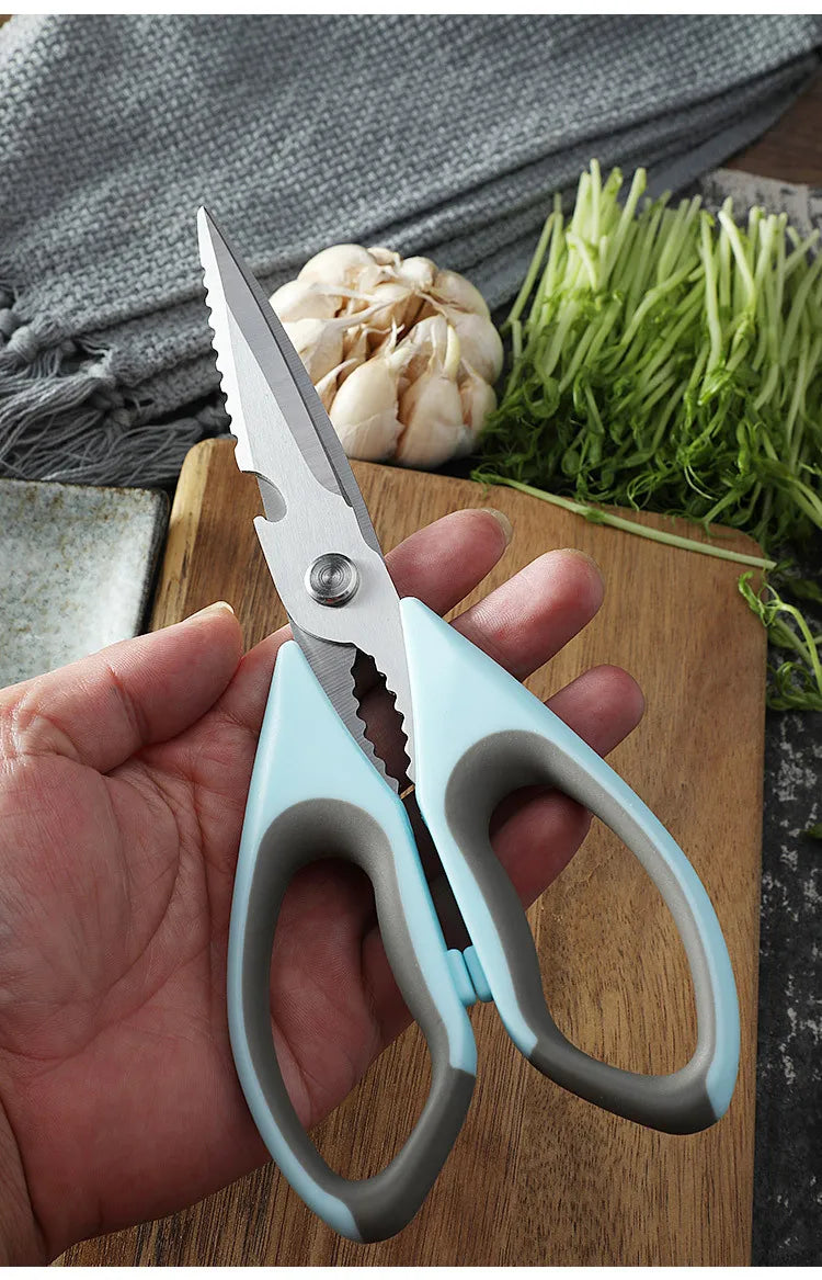 ciseaux de cuisine avec manche antidérapant