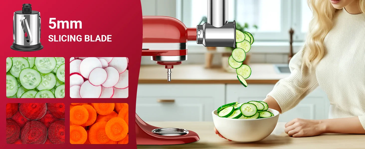 lames en acier inoxydable pour robot de cuisine KitchenAid