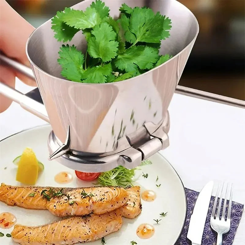 hachoir manuel pour ail et herbes aromatiques