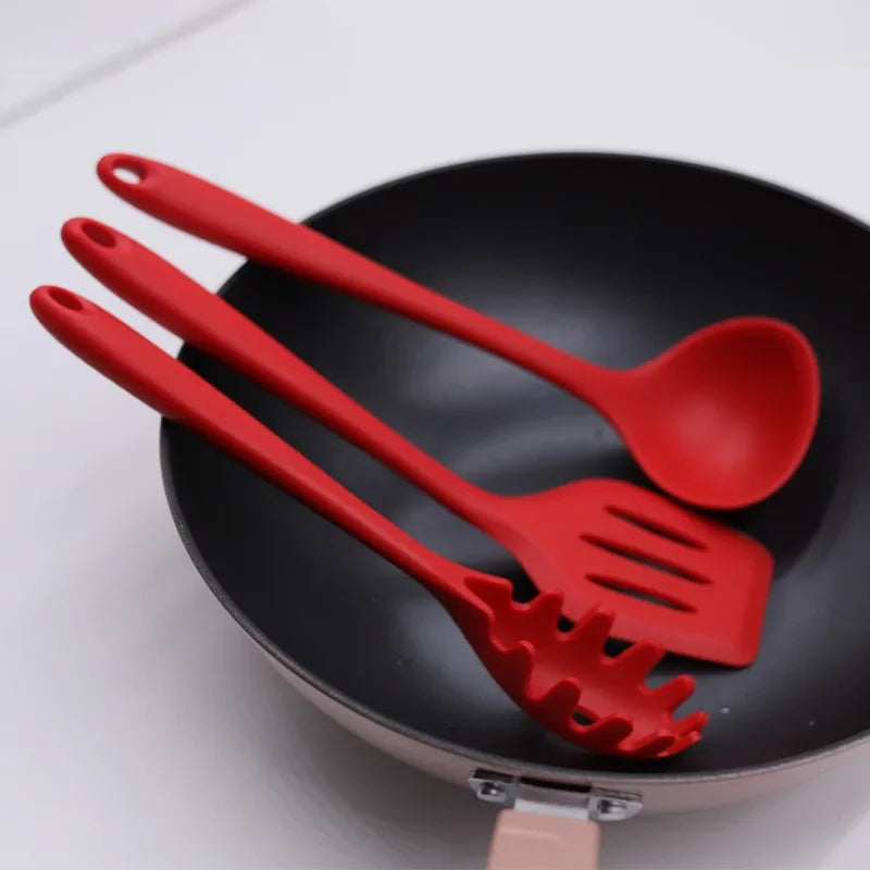 set d'ustensiles en silicone non adhérent