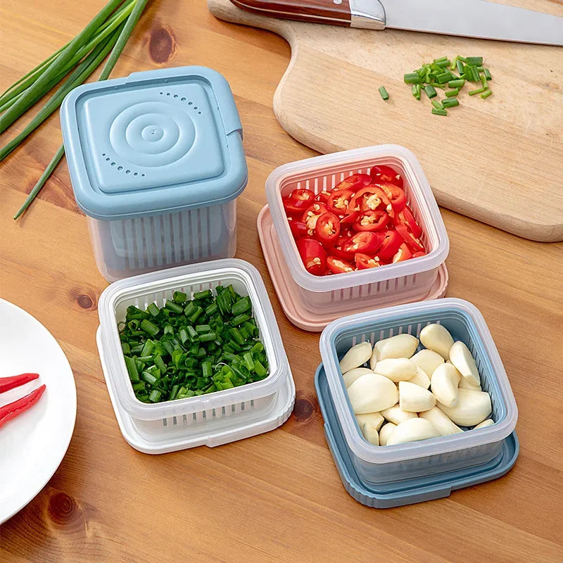bac de rangement frigo pour fruits et légumes